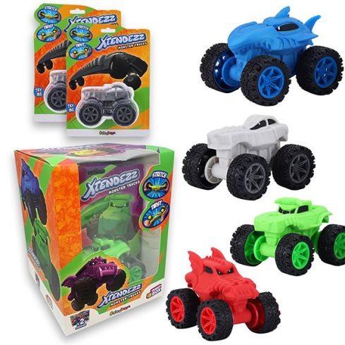 Xtendezz Monster Trucks: Funny Box con 2 veicoli differenti