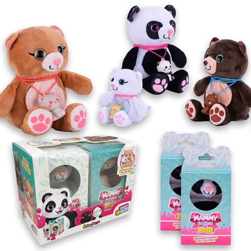 Mammy Surprise Bear - Funny Box con 2 personaggi diversi