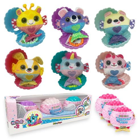 Doki Doki Mermaid Pets: Funny Box con 3 personaggi diversi